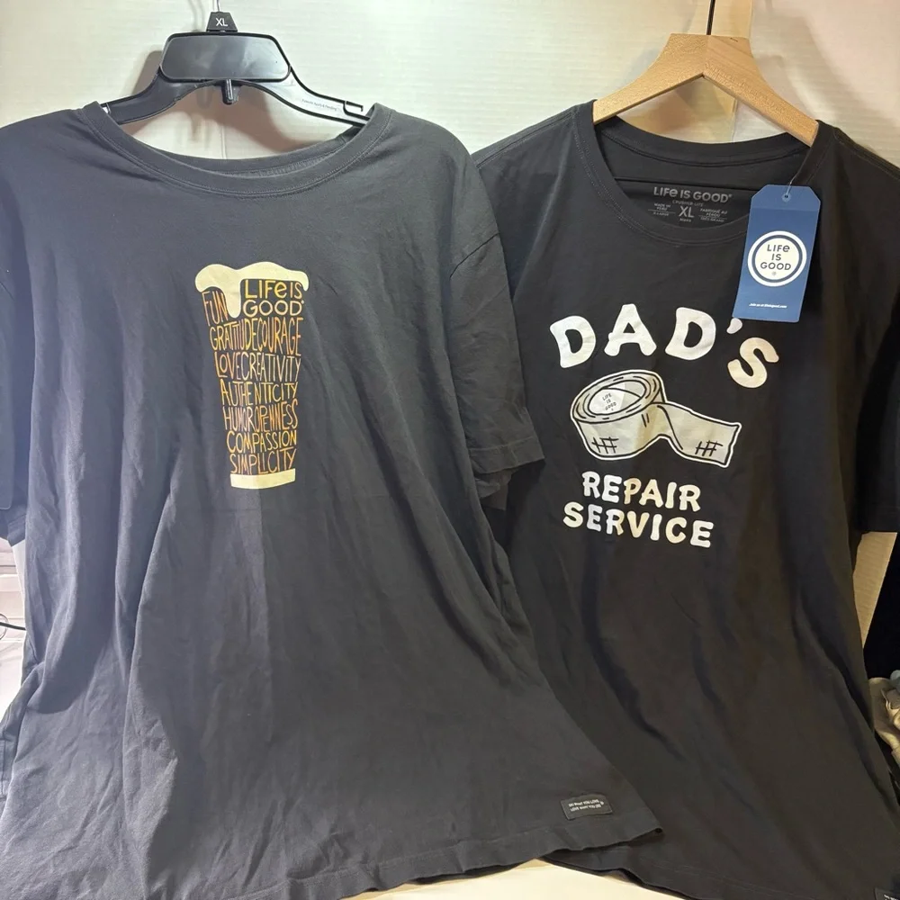 2 Life is Good Men’s Shirts